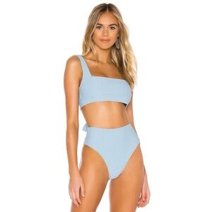 Revolve lovewave Light Blue High Waist Bikini
